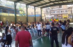 Sábado letivo teve Festa da Família e presença da Guarda Municipal nas escolas