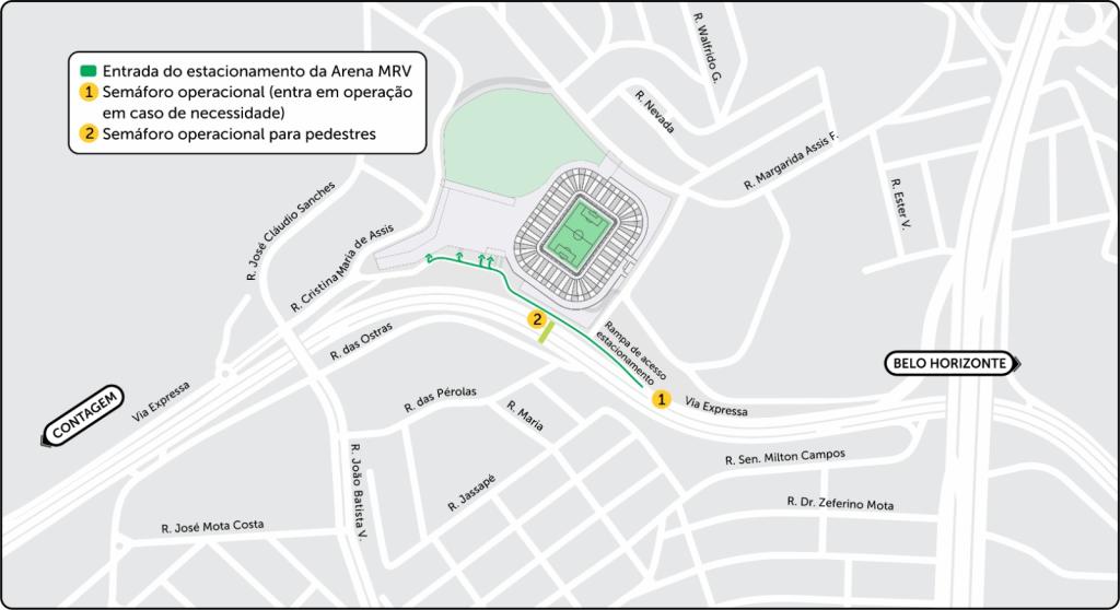 Atlético x Coritiba: Confira informações de trânsito, serviço de ônibus,  estacionamento e todos os detalhes para o acesso à Arena MRV - FalaGalo