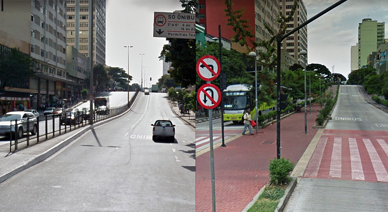MOVE Transformando a cidade - Av. Paraná Antes e Depois
