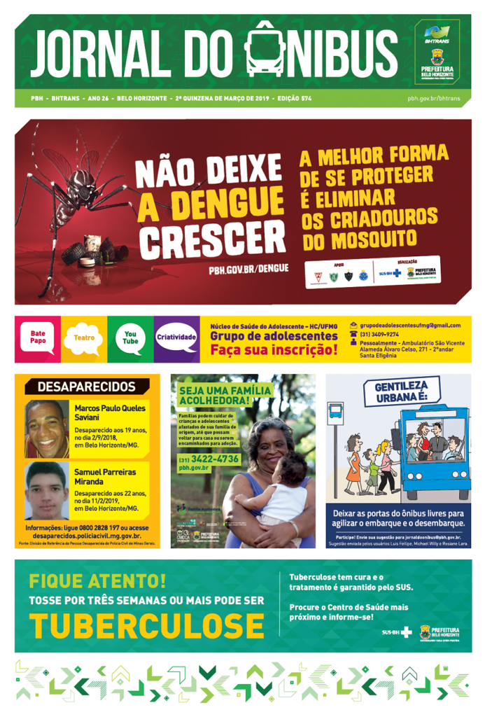 Edição nº574 do Jornal do ônibus