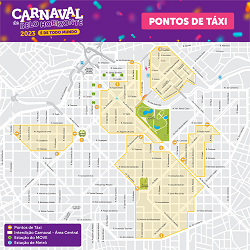 Carnaval 2023 Pontos de Táxi