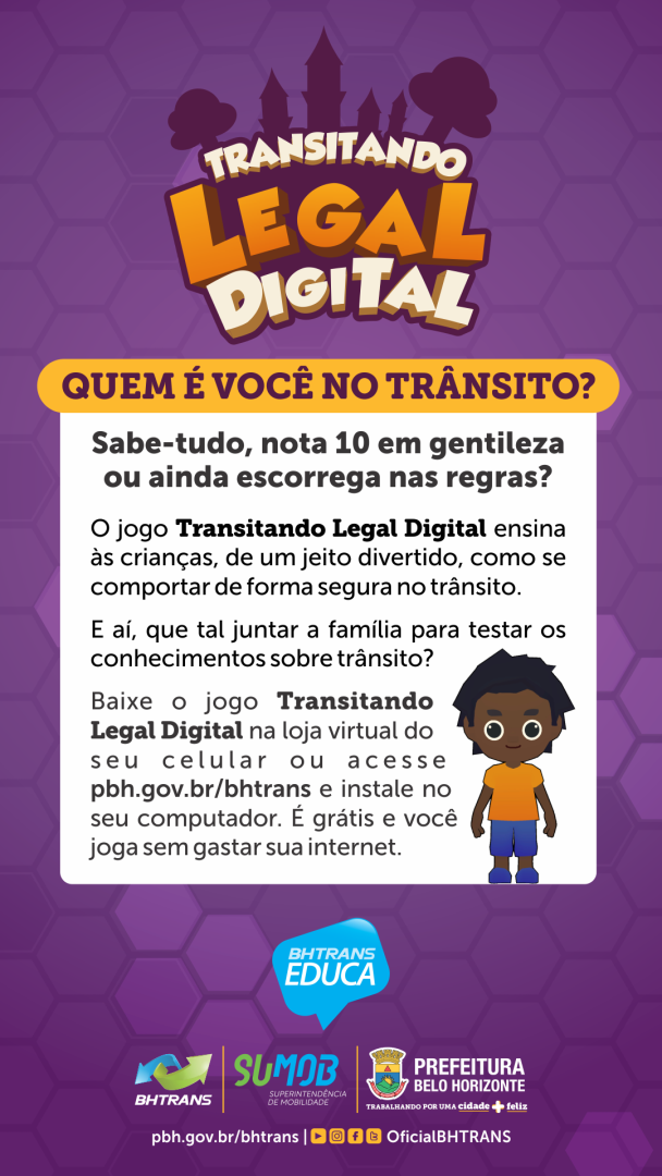 Prefeitura lança jogo digital para educação sobre regras de trânsito