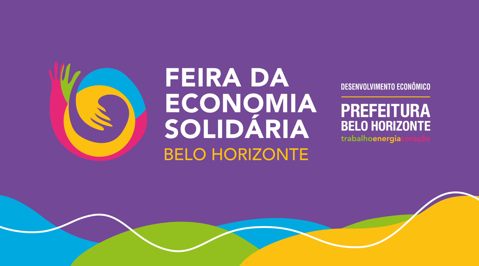 banner feira economia popular solidária