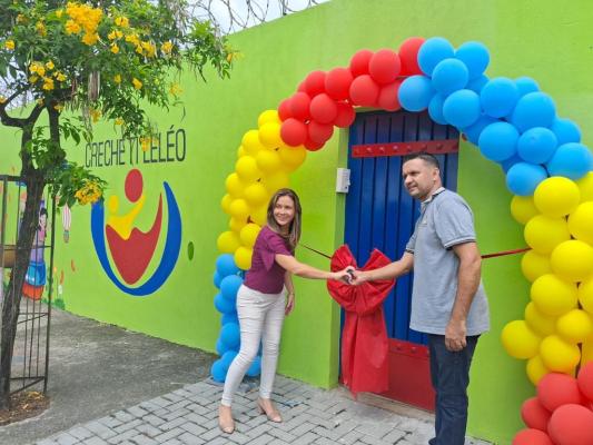 Creche é inaugurada em clima de festa