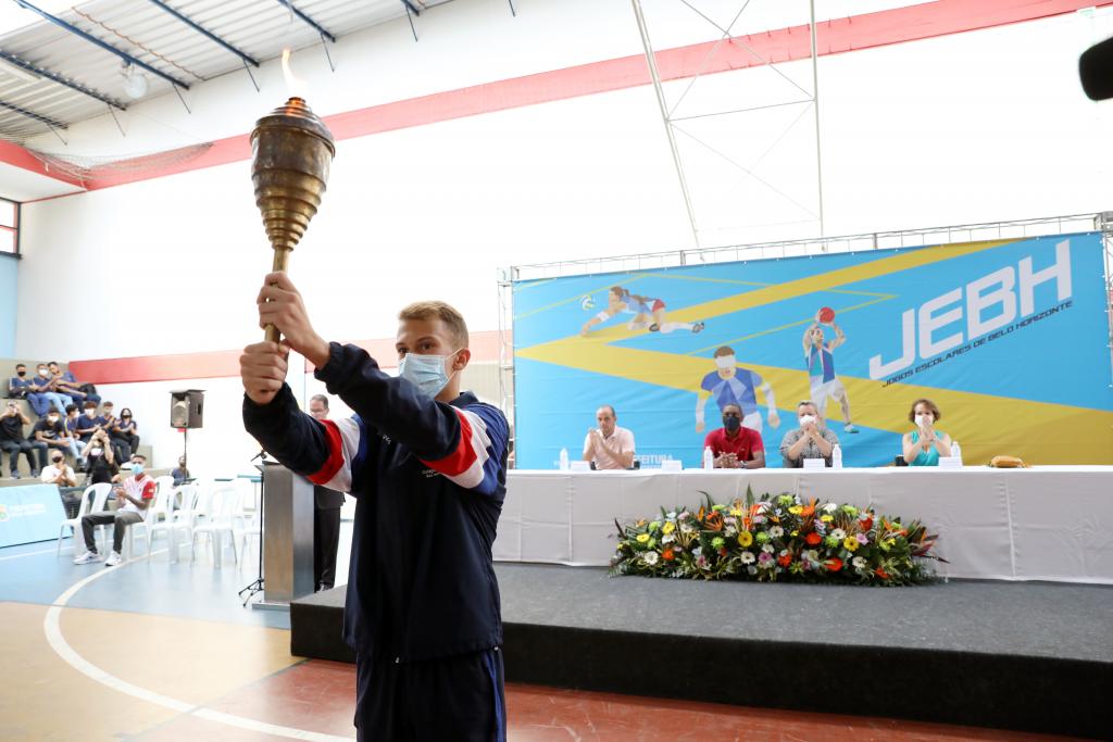 Festival de Esportes FEEMG na modalidade de handebol. 