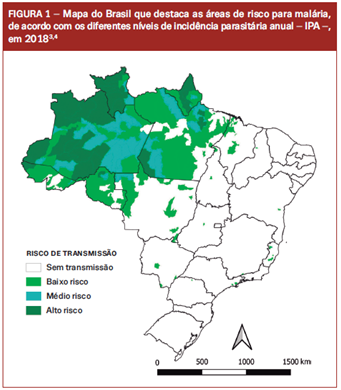 Fonte: Guia de tratamento da malária no Brasil - Ministério da Saúde 2021
