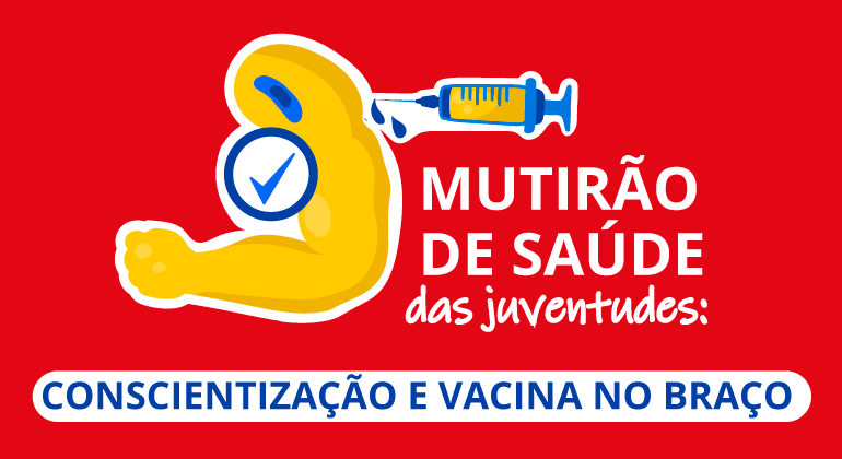 Mutirão de vacinação de jovens acontece na próxima sexta-feira (6) no CRJ Mutirão de vacinação de jovens acontece na próxima sexta-feira (6) no CRJ