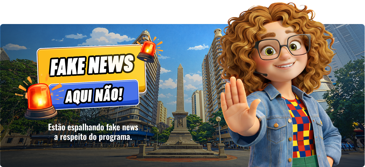 FAKE NEWS AQUI NÃO Estão espalhando fake news a respeito do programa