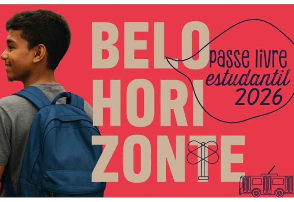 Prefeitura de Belo Horizonte fará mutirão de repescagem para inscrições do Passe Livre Estudantil Arte mostra um estudante com uma mochila nas costas olhando para o lado direito.