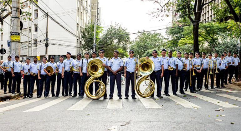 Praça Sete será palco para show da Banda da Guarda Municipal nesta sexta-feira (18)