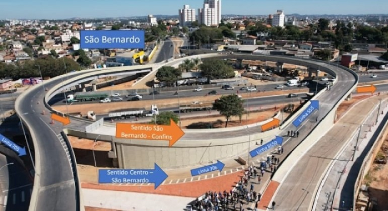 Prefeitura de BH libera novos acessos nos viadutos das avenidas Waldomiro Lobo e Cristiano Machado
