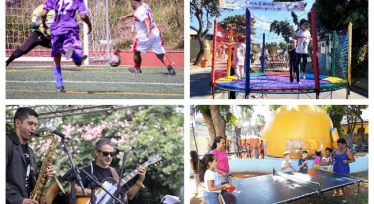 Esporte, cultura e música são opções gratuitas de lazer oferecidas pela PBH Esporte, cultura e música são opções gratuitas de lazer oferecidas pela PBH