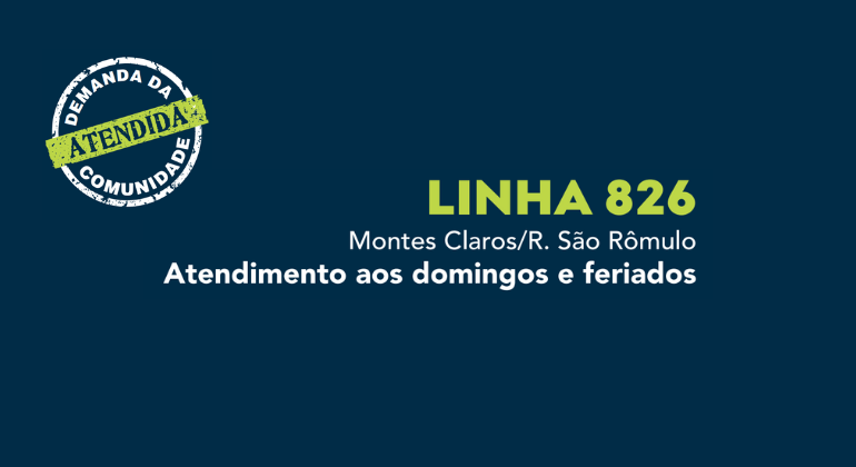 PBH cria atendimento aos domingos na linha 826