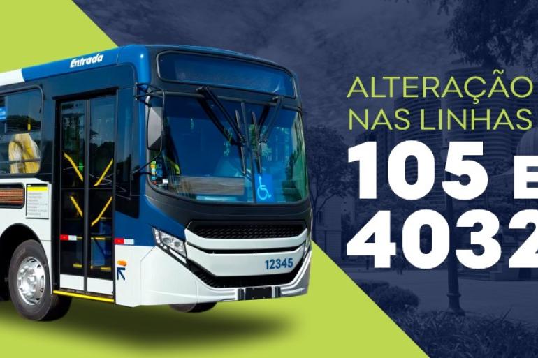 Linhas do transporte coletivo terão alterações a partir de sexta-feira (3) Linhas do transporte coletivo terão alterações a partir de sexta-feira (3)