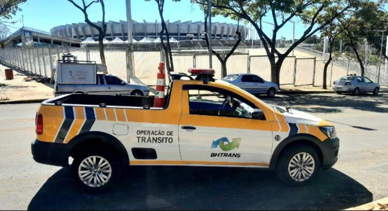 Operação de trânsito e transporte para o Arraial de Belô, no Mineirinho