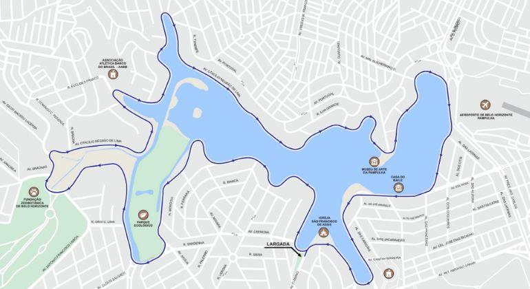 Operação de trânsito para Corrida da Itatiaia, na Orla da Pampulha, no domingo (17) Operação de trânsito para Corrida da Itatiaia, na Orla da Pampulha, no domingo (17)
