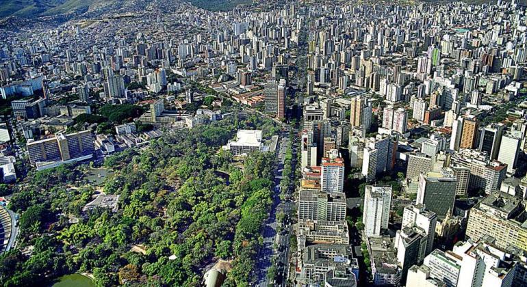 Imagem aérea de Belo Horizonte