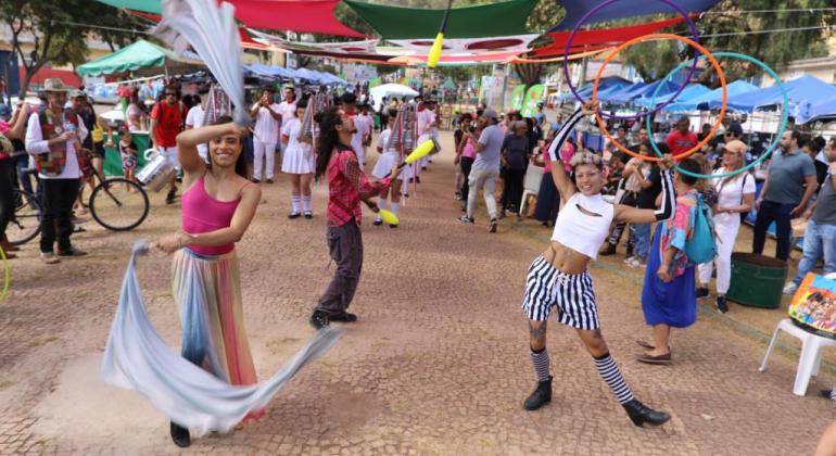 Artistas na rua