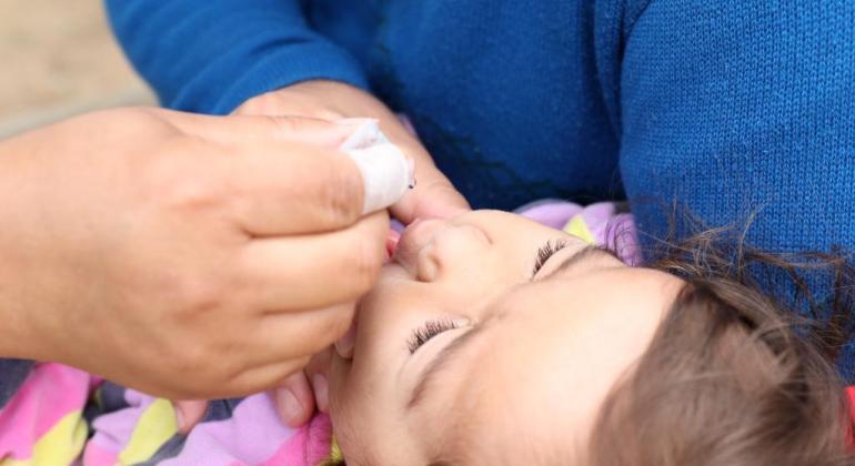 Campanha de vacinação contra a poliomielite termina nesta sexta-feira, dia 28