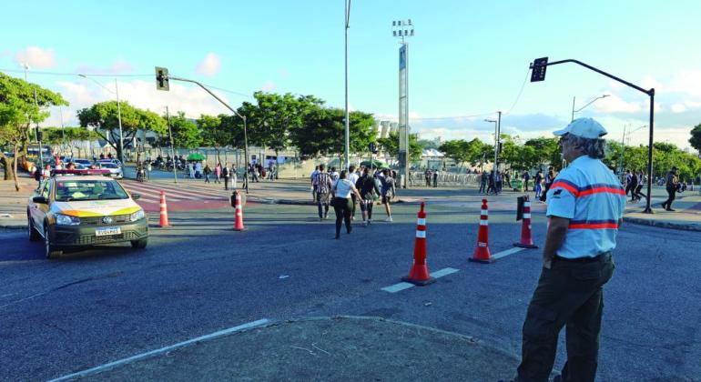 Operação de trânsito para jogo Cruzeiro x Fortaleza, na quarta-feira (21)