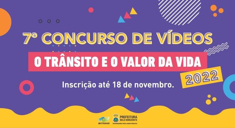 Concurso de Vídeo “O Trânsito e o Valor da Vida” oferece R$ 6 mil em prêmios Concurso de Vídeo “O Trânsito e o Valor da Vida” oferece R$ 6 mil em prêmios