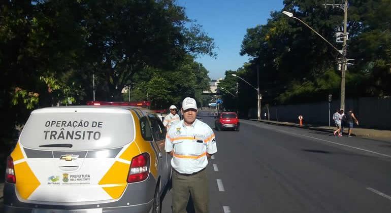 BHTrans faz operação especial para o evento Treinão Decathlon Etapa Axé Operação de trânsito da BHTrans