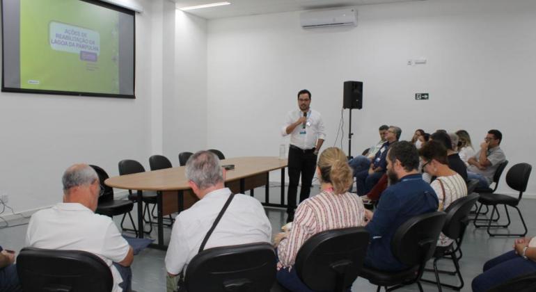 Conselho de Saneamento debate ações de reabilitação da Lagoa da Pampulha Reunião