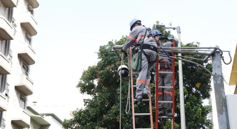 PBH amplia segurança do Centro com instalação de novas câmeras 