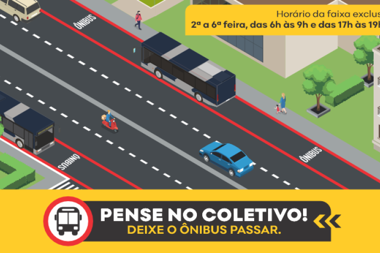Faixas exclusivas da João Pinheiro e Cristóvão Colombo começam a operar nesta quinta-feira (29)