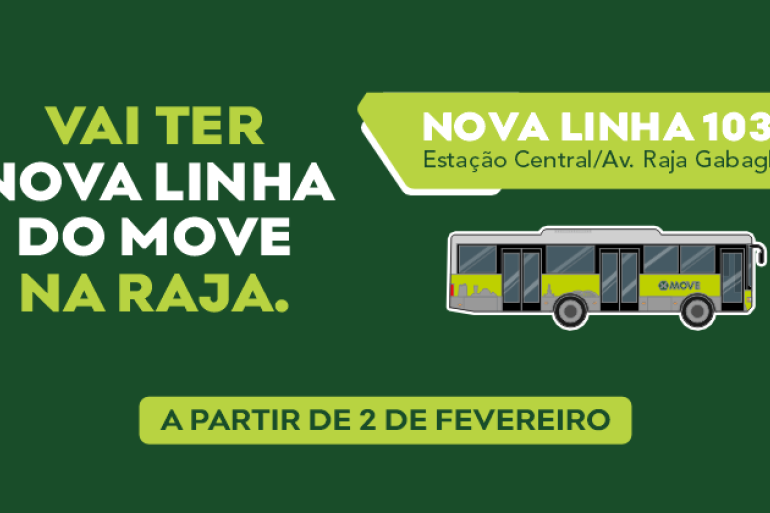 Nova linha de ônibus 1031 começa a rodar nesta segunda-feira (2) e amplia o atendimento na Raja Gabaglia Nova linha de ônibus 1031 começa a rodar nesta segunda-feira (2) e amplia o atendimento na Raja Gabaglia