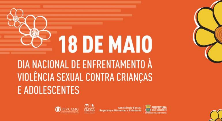 PBH e CMDCA realizam evento de combate à violência sexual de crianças e adolescentes Arte feita pela PBH