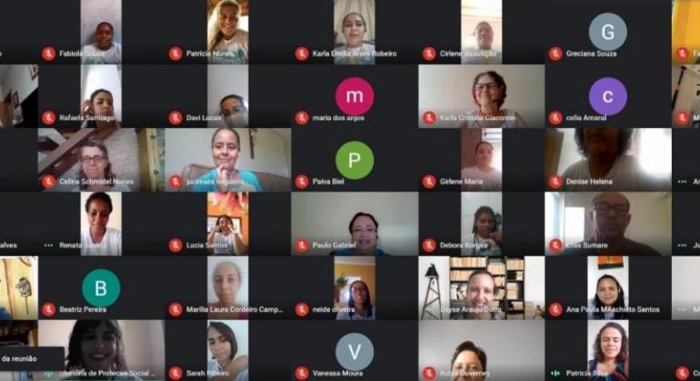 PBH capacita trabalhadores para atendimento de idosos e pessoas com deficiência Foto: Reunião on-line