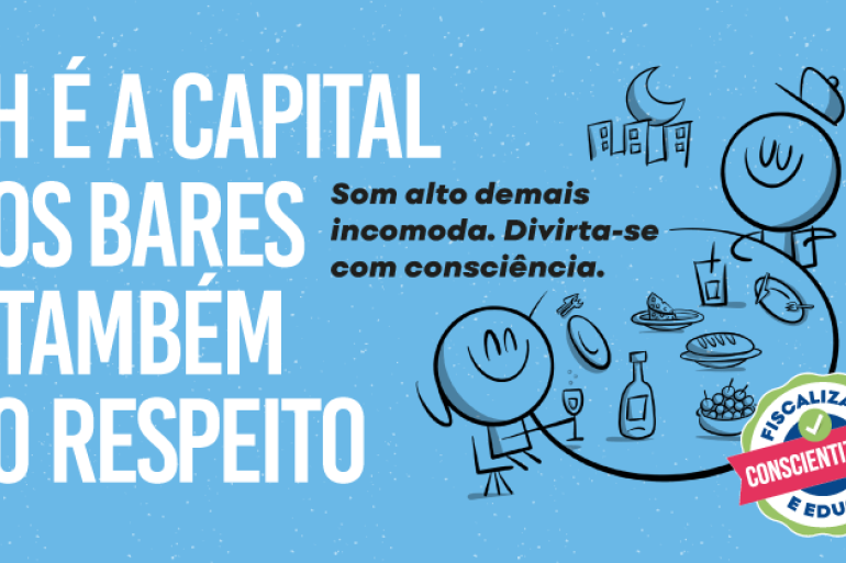 Campanha inédita para reduzir ruído excessivo é promovida em bares de Belo Horizonte Campanha inédita para reduzir ruído excessivo é promovida em bares de Belo Horizonte