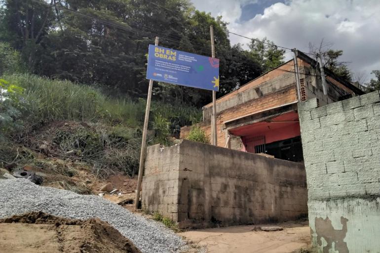 Obras de contenção em área de risco geológico dão mais segurança a moradores do Barreiro