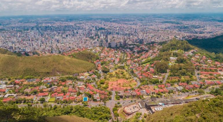 Vista aérea de Belo Horizonte