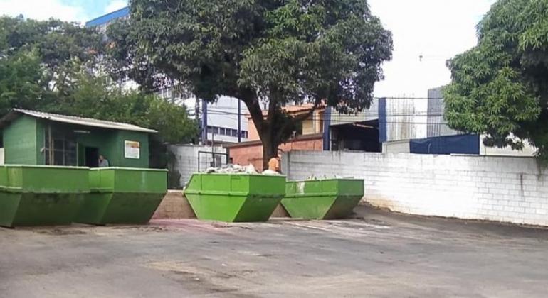 Unidades de Recebimento de Pequenos Volumes ganham novas caçambas Unidades de Recebimento de Pequenos Volumes ganham novas caçambas