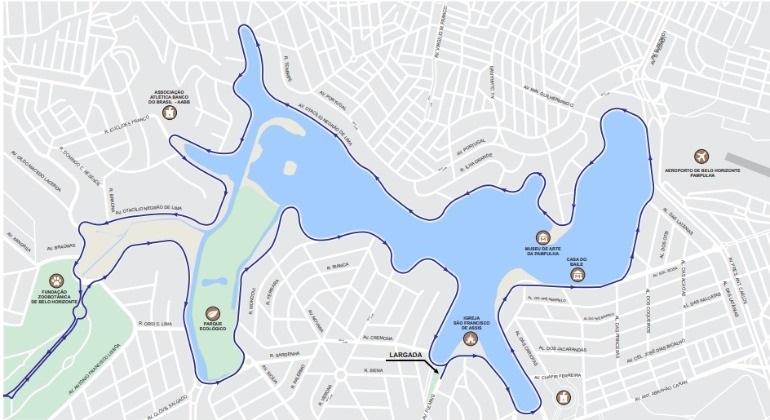 Operação de trânsito e transporte para a Meia Maratona Internacional de BH 