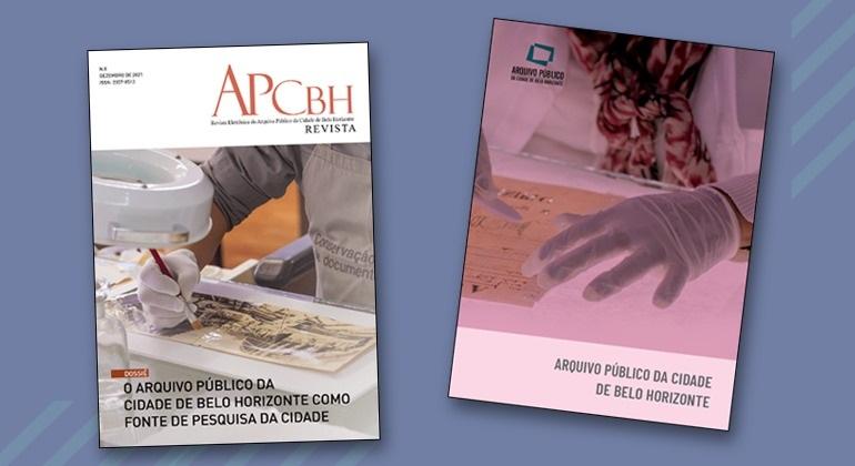 Capas das revistas lançadas pela Prefeitura de Belo Horizonte