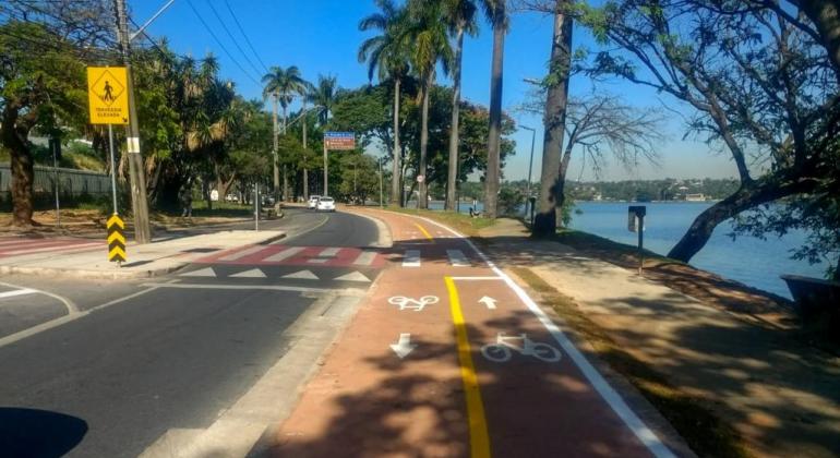 Primeiro trecho da Ciclovia da Pampulha é finalizado Primeiro trecho da Ciclovia da Pampulha é finalizado