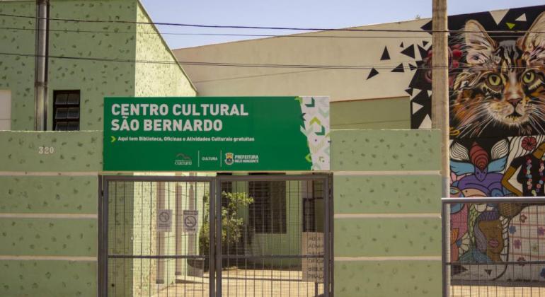 Centros Culturais de Belo Horizonte têm novo horário de funcionamento Fachada do Centro Cultural São Bernardo