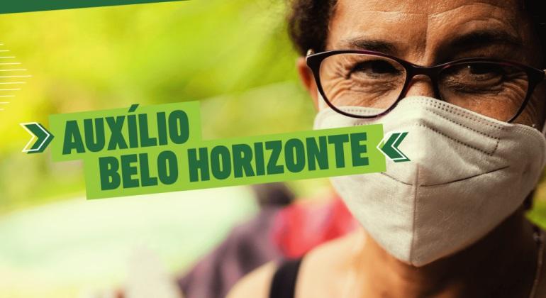PBH vai pagar o Auxílio Belo Horizonte para famílias de estudantes em fevereiro Cartaz do Auxílio Belo Horizonte