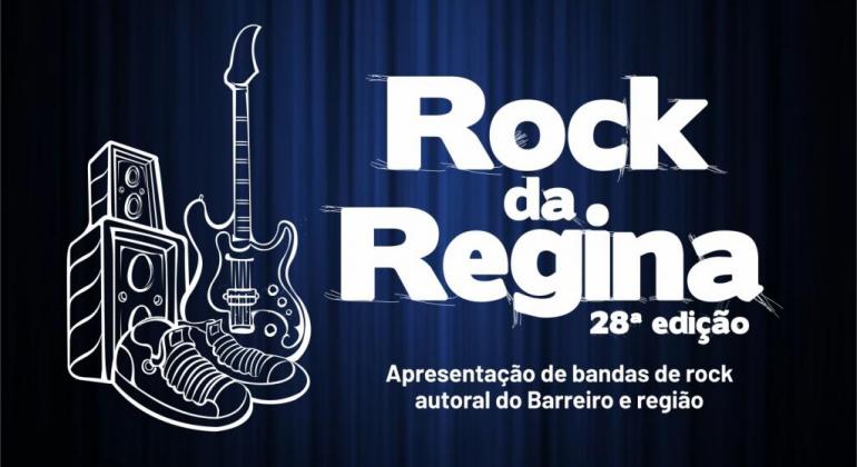 “Rock da Regina” destaca bandas independentes no Centro Cultural Lindeia Regina Cartaz do Rock da Regina