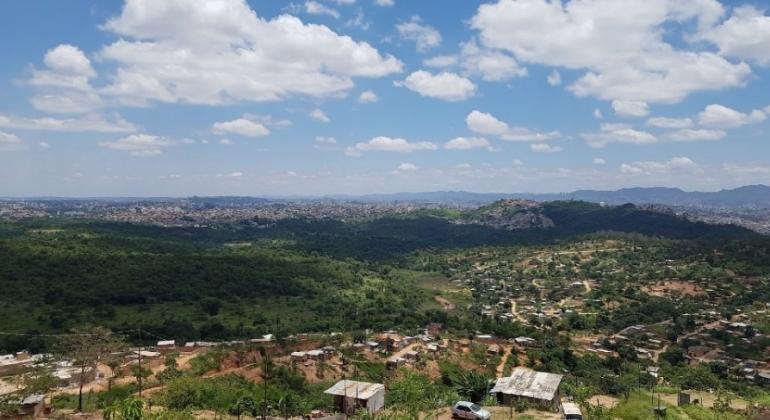 Vista panorâmica da região da Izidora