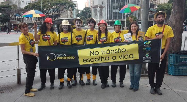 Mais de cinco mil pessoas foram atendidas pelas ações do Maio Amarelo na capital Mais de cinco mil pessoas foram atendidas pelas ações do Maio Amarelo na capital