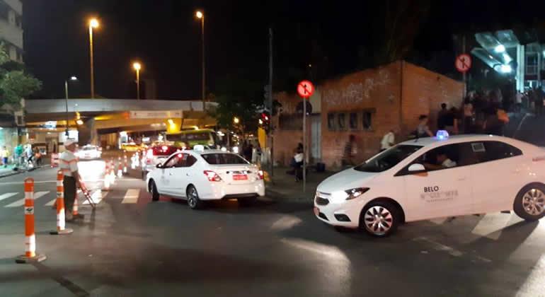 A BHTrans realiza, no período de 14/12/2018 a 8/1/2019, intervenções operacionais no trânsito na Roidoviária. Foto: Divulgação PBH Operação de trânsito da BHTrans.