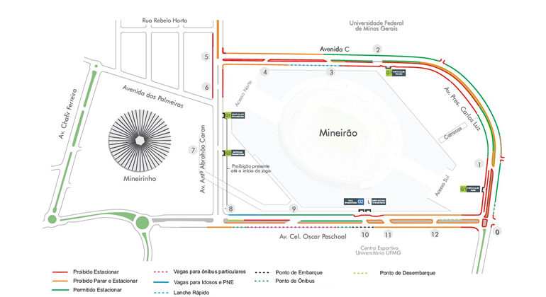 Mineirão terá operação especial de trânsito para eventos nos dias 14 e 15