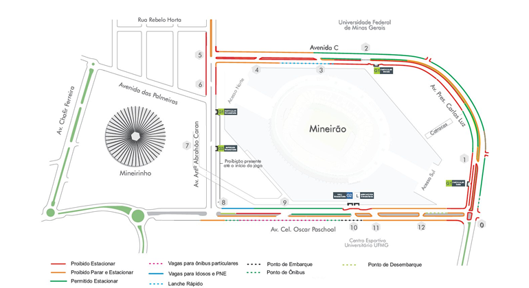 Mineirão terá operação especial de trânsito para eventos nos dias 14 e 15 Mineirão terá operação especial de trânsito para eventos nos dias 14 e 15
