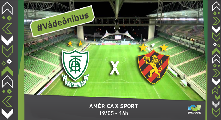 #Vá de MOVE: América x Sport no dia 19/5 - 16h.