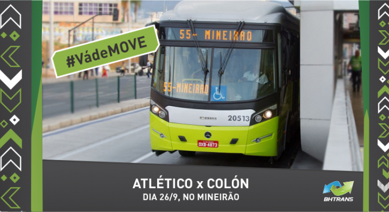 #Vá de MOVE: Atlético x Cólon, dia 26/9, no Mineirão. 