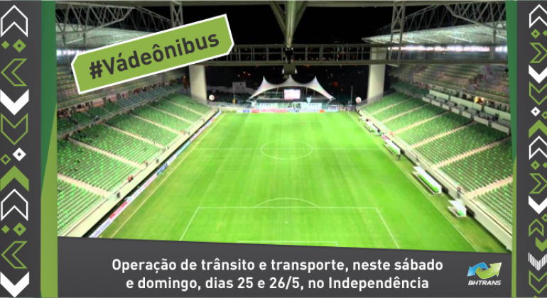 #Vá de ônibus: operação de trânsito e transporte, neste sábado e domingo, dias 25 e 26/5, no Independência.